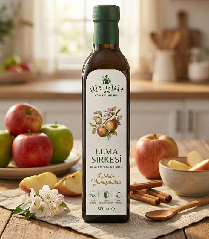 Seferihisar Köy Ürünleri 44 Doğal Elma Sirkesi