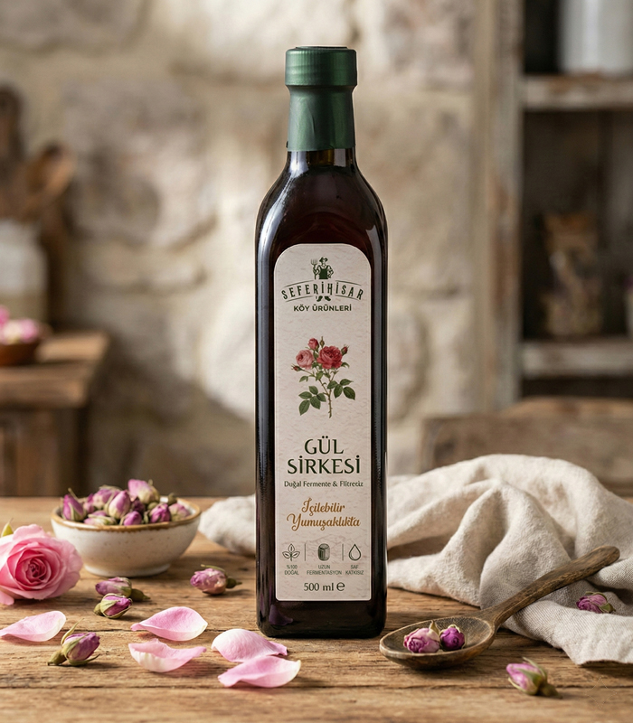 Seferihisar Köy Ürünleri 37 Doğal Gül Sirkesi