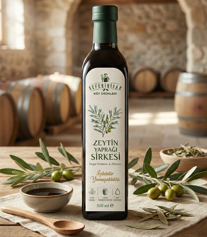 Doğal Zeytin Yaprağı Sirkesi