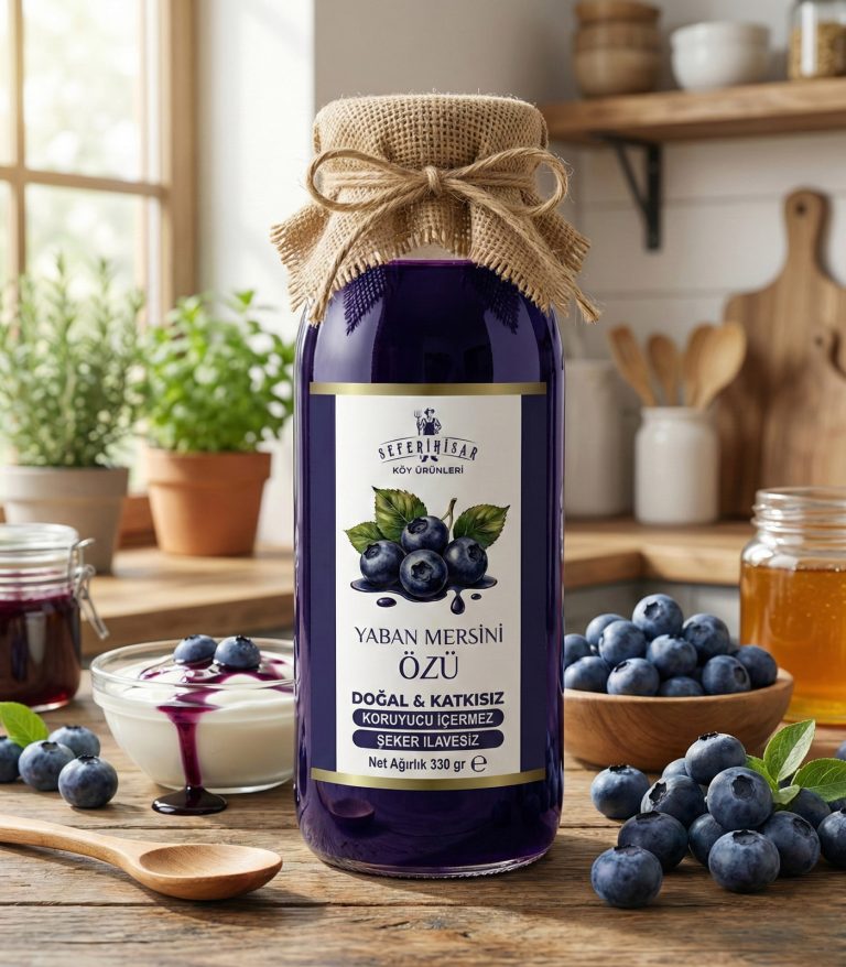 Seferihisar Köy Ürünleri 22 Doğal Yaban Mersini Özü