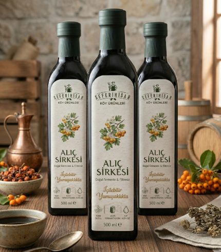 Doğal alıç sirkesi seti