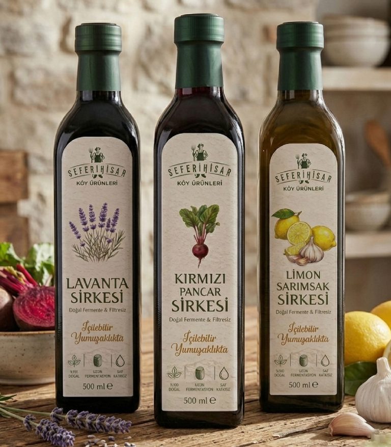 Doğal 3’lü sirke paketi